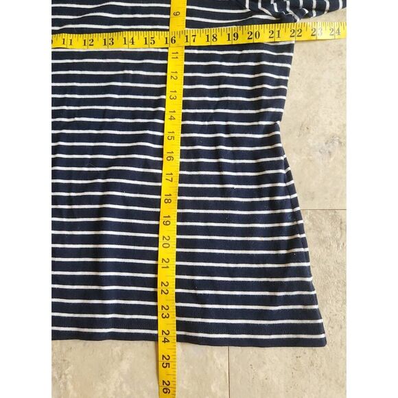 F6 Chaps Classics black and white knit top - Picture 3 of 7